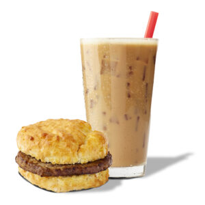 biscuit & iced coffee